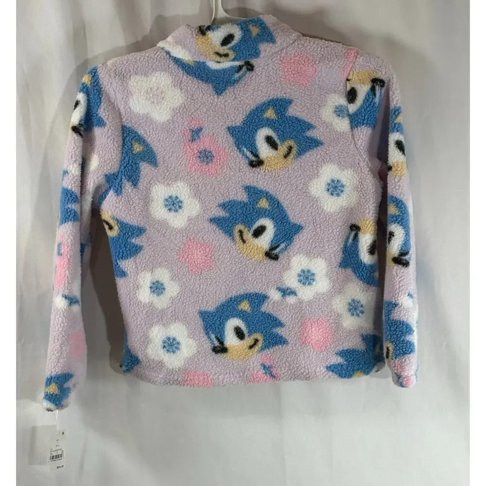 Sonic The Hedgehog Girl's Fleece Jacket, Pink, Sz XL (14), NWT